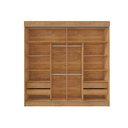 Ver imagem 2 de Guarda Roupa Montes Claros Roupeiro 2 Portas 4 Gvt Cedro