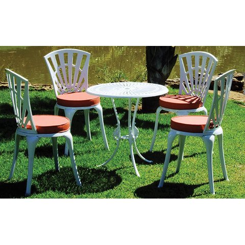 Conjunto de Mesa para Jardim Capri em Alumínio Fundido Unifer Móveis