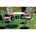 Ver imagem 1 de Conjunto de Mesa para Jardim Capri em Alumínio Fundido Unifer Móveis