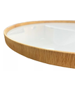 Ver imagem 3 de Mesa Lateral em Borda de Madeira Natural com Pés em Aço