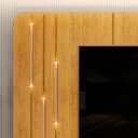 Ver mais imagens de Painel com Bancada 241cm Avatar com Led e Detalhes Dourados para Tv até 75 G18 - Gran Belo