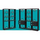 Ver imagem 6 de Closet Canto 4 Gavetas Alasca Preto Touch Carraro