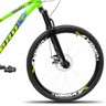 Bicicleta Aro 26 Freeride Pro X Mandrake Hiten 21 Velocidades Freio a Disco Aros Vmaxx Verde Adesivo - 4