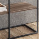 Ver imagem 6 de Aparador Espelhado Aurum Estilo Industrial Demoliçao Preto DHom