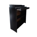 Ver imagem 3 de Balcão Caixa + 2 Expositores Lojas e Comércios Preto - Suprema Móveis