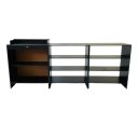 Ver imagem 6 de Balcão Caixa + 2 Expositores Lojas e Comércios Preto - Suprema Móveis