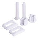 Ver imagem 1 de Kit Fixação de Assento Sanitário 6 Peças Quadrado Civitt