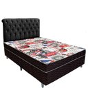 Ver imagem 2 de Cama Box Casal Conjugada Ortopédico (5cm) Colchão Dos Sonhos