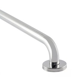 Alça de Apoio Banheiro Inox Barra 60cm Idoso Deficiente Cadeirante Acessibilidade Resistente Box Seg - 4