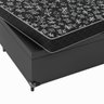 Cama Box Baú Viúva + Colchão Espuma D20 - 56x128x188cm - e-Shop Casa - Couro Preto - 8
