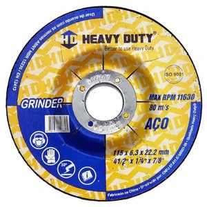 Disco de Desbaste Grinder 115x6,3x22,2 - 5 Unidades