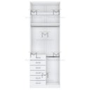 Ver imagem 4 de MÓDULO CLOSET GAVETEIRO E CABIDEIRO A270XL95XP40 M415.B MUNDI MOVEIS