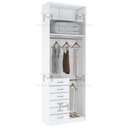 Ver imagem 2 de MÓDULO CLOSET GAVETEIRO E CABIDEIRO A270XL95XP40 M415.B MUNDI MOVEIS