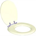 Ver imagem 2 de Tampa de Vaso Sanitario Almofadada Convencional Oval Palha (bege Claro) para Bacia Icasa