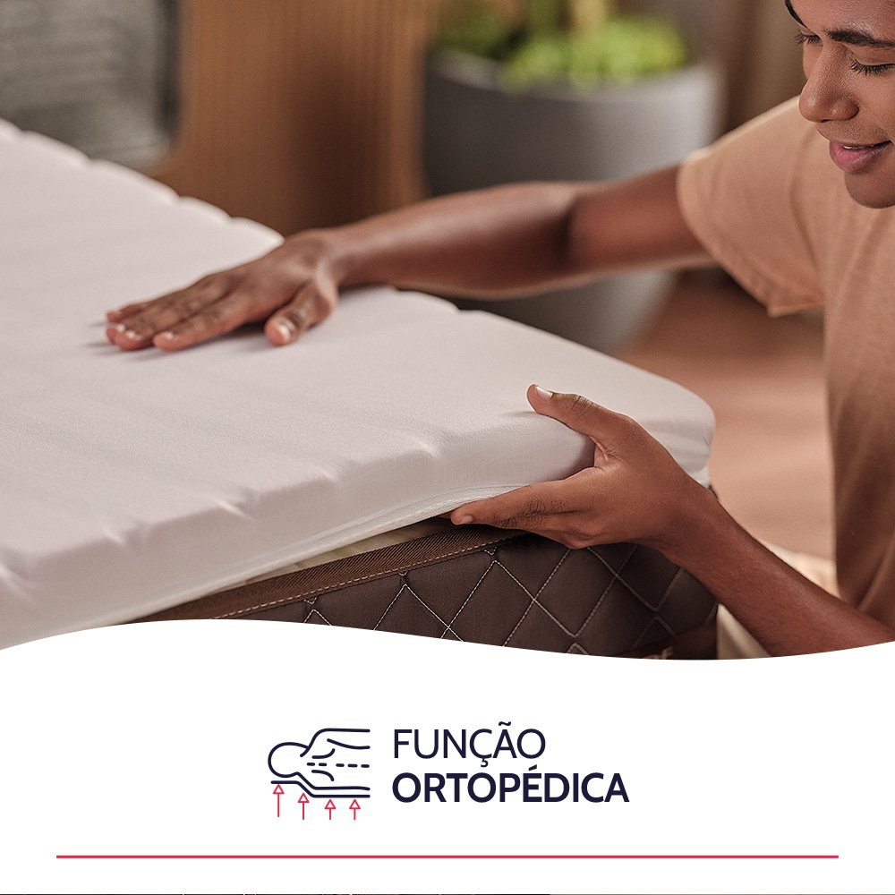 Pillow Top Solteiro Anatomic High Resilience Espuma Premium Bf Colchões - 7