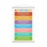 Advérbios Classificação Português Banner Pedagógico 80x50cm - 1