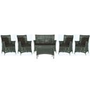 Ver imagem 1 de Jogo Sofá 4 Poltronas e Mesa Igapó Fendi E9 Trama Original Verde