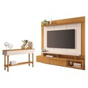 Ver imagem 1 de Home Suspenso Zenith Cinamomo Off White com Aparador Fiero Off White Cinamomo - Hb Móveis