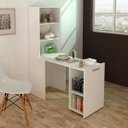 Ver imagem 6 de Mesa para Escritório Articulável Alta Multiuso Retrátil Branco