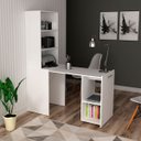 Ver imagem 4 de Mesa para Escritório Articulável Alta Multiuso Retrátil Branco
