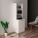 Ver imagem 5 de Mesa para Escritório Articulável Alta Multiuso Retrátil Branco