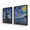 Quadro Decorativo Pintura Noite Estrelada Van Gogh Sala Quarto - 2