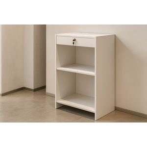 Balcão Caixa Cor Branco Mdf Atendimento Valet