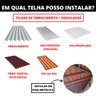 Kit Estrutura Suporte Fixador Linha C P/ 5 Placas Solar Alumínio Inox Telha Fibro Ondulada Viga Metá - 6