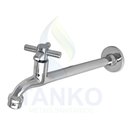 Ver imagem 7 de Torneira Tanque Reta Metal Parede 18cm 1/4v C31 Luxo