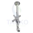 Ver imagem 4 de Torneira Tanque Reta Metal Parede 18cm 1/4v C31 Luxo