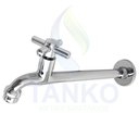 Ver imagem 5 de Torneira Tanque Reta Metal Parede 18cm 1/4v C31 Luxo