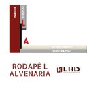 Ver imagem 4 de Perfil Rodapé Invertido, Mod "l", Alumínio Epóxi Branco Fosco , 13 X 50 X 3000 Mm