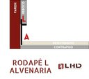 Ver imagem 4 de Perfil Rodapé Invertido, Mod "l", Alumínio Epóxi Branco Fosco , 13 X 50 X 3000 Mm