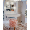Ver imagem 4 de Penteadeira Camarim com Espelho Iluminação 1 Gaveta 1 Porta