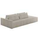 Ver imagem 1 de Sofá Ilha Modular com Puff para Sala Living 252cm Georgia K04 Bouclê Bege - Mpozenato