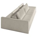 Ver mais imagens de Sofá Ilha Modular com Puff para Sala Living 252cm Georgia K04 Bouclê Bege - Mpozenato
