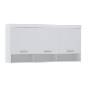 Guarda Roupa Modulado Alpes Maleiro Ponte Aéreo Casal Queen 1,58m - Módulo Luciane:branco
