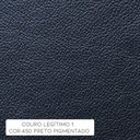 Ver imagem 3 de Sofá 2 Lugares com Pés Madeira Couro Preto Gran Belo