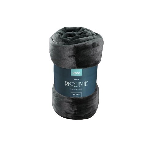 Manta Microfibra Flannel Requinte Casal 180x220cm - Uzoo Manta Microfibra Flannel Requinte Casal