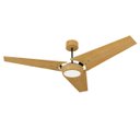 Ver imagem 1 de Ventilador de Teto Natuvent Callis Led 3 Pás Madeira Freijó 3000k Branco Quente, Luz Amarela 220v