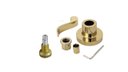 Ver imagem 4 de Acabamento Para Registro Chuveiro Dourado Brilhante Alavanca Banheiro Padrão Fabrimar 1/2" - 3/4" -