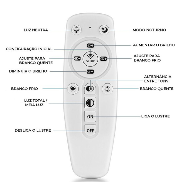 Lustre Led Moderno Pendente Anéis Led 89w 3 Arcos Cor Dourado - Brinovar - 5