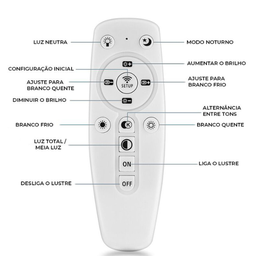 Lustre Led Moderno Pendente Anéis Led 89w 3 Arcos Cor Dourado - Brinovar - 6