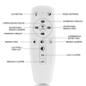 Lustre Led Moderno Pendente Anéis Led 89w 3 Arcos Cor Dourado - Brinovar - 6