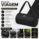 Ver imagem 5 de Bolsa Viagem Academia de Ombro Reforcada Ajustavel Mala Compacta Multiuso Trabalho Lazer Bagagem Mao