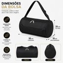 Ver imagem 7 de Bolsa Viagem Academia de Ombro Reforcada Ajustavel Mala Compacta Multiuso Trabalho Lazer Bagagem Mao
