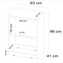 Ver imagem 5 de Cômoda Astral 4 Gavetas Demobile