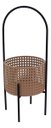 Ver imagem 1 de Cachepô Metal 50x18x18cm Bege Vaso Decorativo Planta