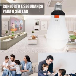 Lâmpada Led de Emergência com Bateria Recarregável 12h Econômica Ideal para Acampamentos - 3