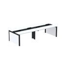 Ver imagem 2 de Estação de Trabalho Mesa Plataforma Escritório para 4 Pessoas Dupla com Caixa de Tomada Pé Painel